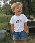 Kid's Deer, Dog, Fish T-shirt